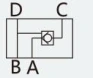 Original dimension drawing or hydraulic symbol excerpt 2 for YD-PK125/40
