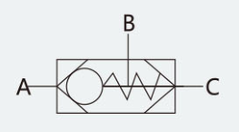 Original dimension drawing or hydraulic symbol excerpt 2 for FDJ320/31.5