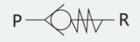 Original dimension drawing or hydraulic symbol excerpt 2 for HD25.00